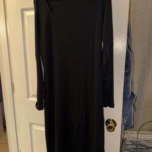GAP Black Long Sleeve Dress